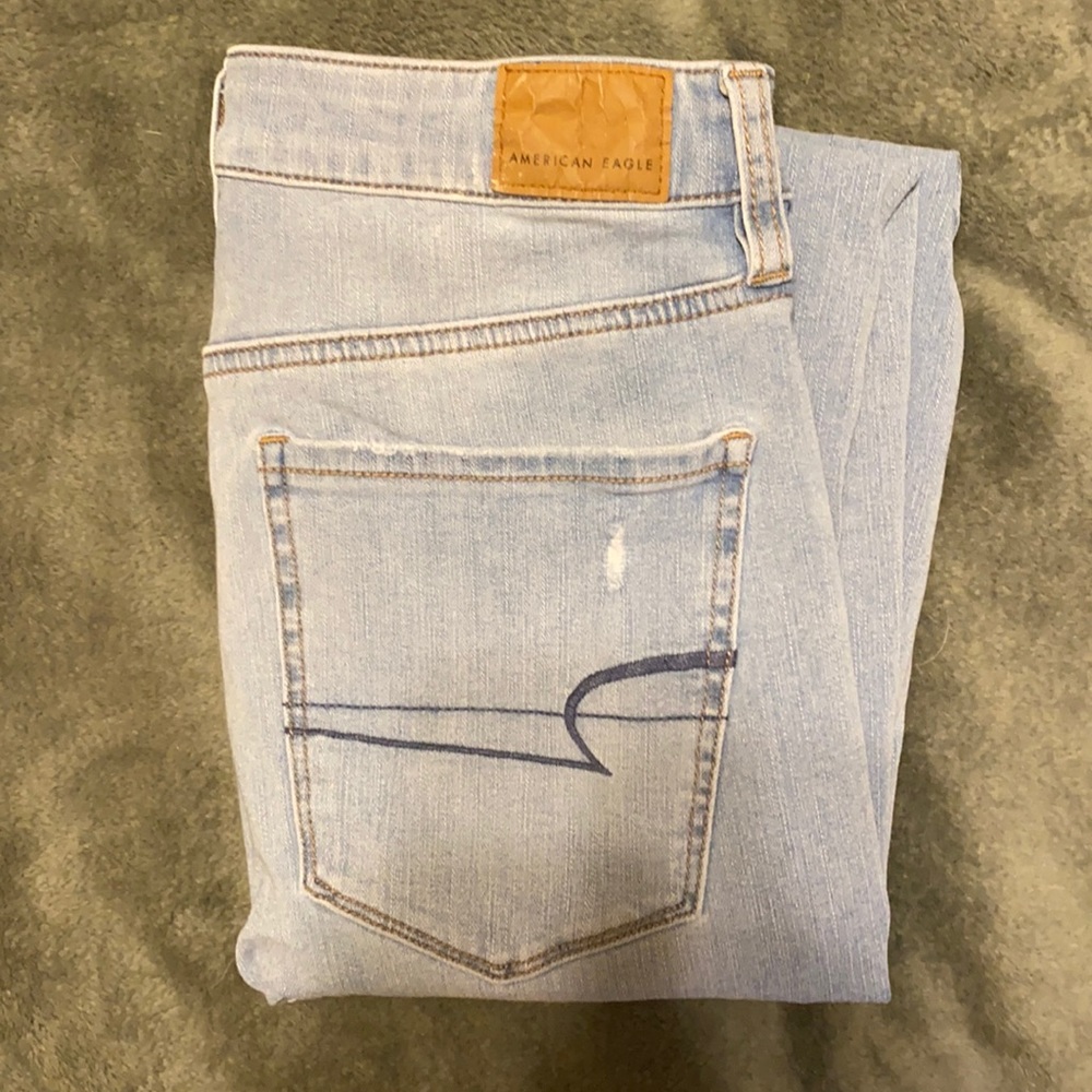 Light Wash High Rise Jeans